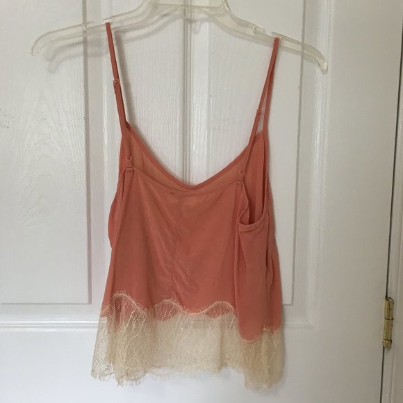 Wilfred coral cropped lace cami - Picture 2 of 9